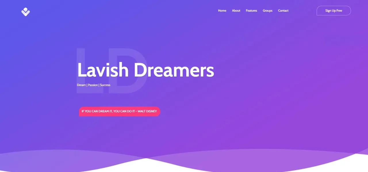 Lavish Dreamers website